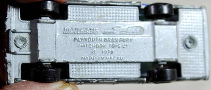 Matchbox - Plymouth Gran Fury Superfast