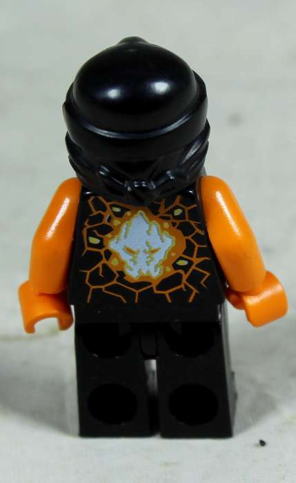Miniature Lego figurine - Ninjago Cole (airjitzu) possetion