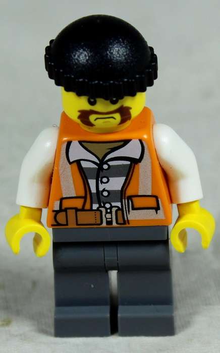 Miniature Lego figurine - bandit