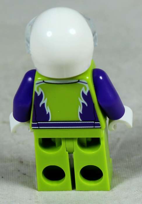 Miniature Lego figurine - monster truck driver