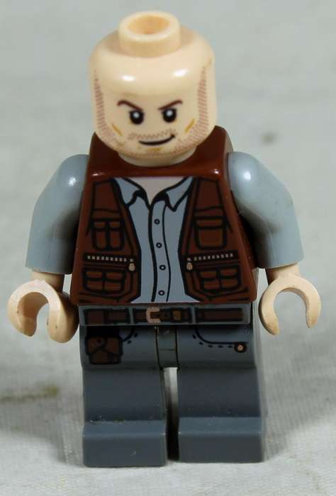 Miniature Lego figurine - Jurassic world - Owen Grady