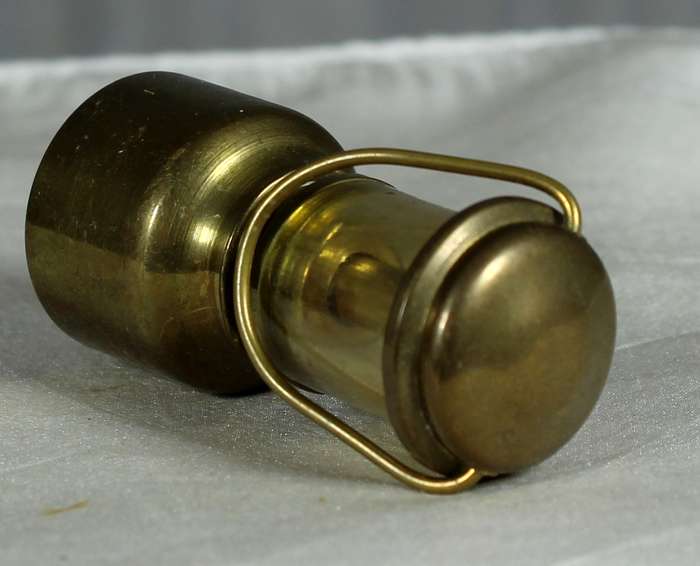 Vintage miniature brass lantern