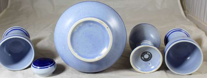 Drostdy stoneware decanter and cups