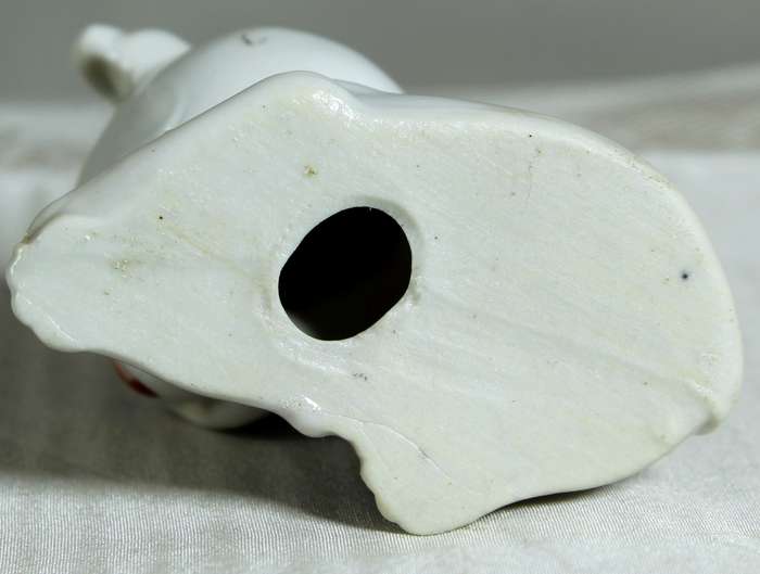 Miniature porcelain French bulldog