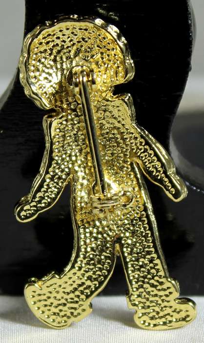 Miniature clown broach with diamante