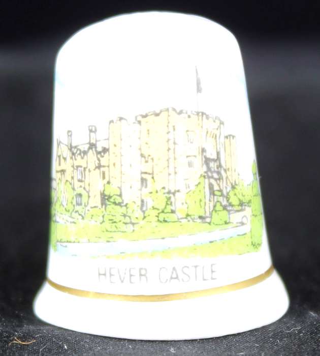Porcelain Thimble - Hever Castle