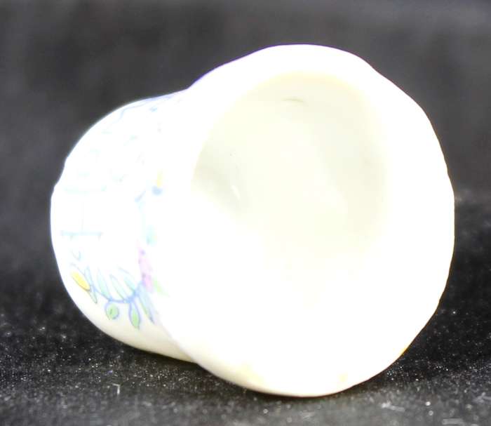 Porcelain Thimble - Home Sweet Home
