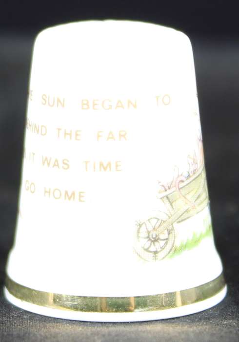 Porcelain Thimble - Royal Doulton - Spring