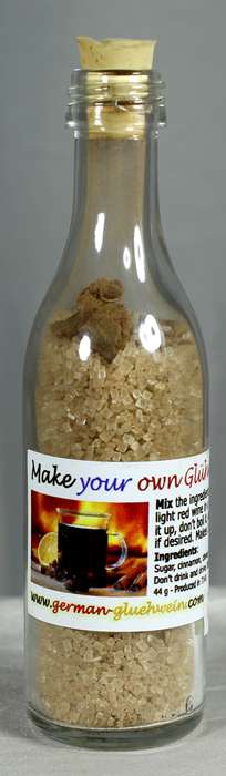 Mini liquor bottle - Gluhwein - make your own ingredients