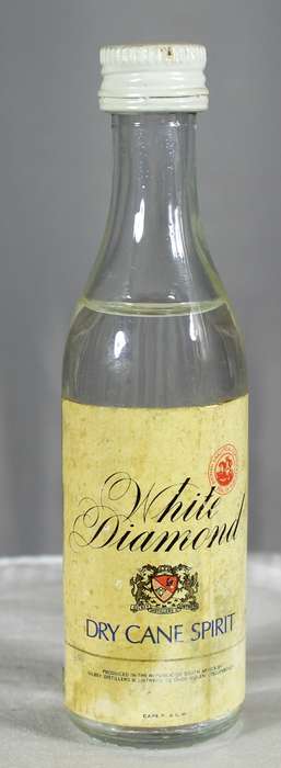 Mini liquor bottle - White Diamond - Dry cane spirit