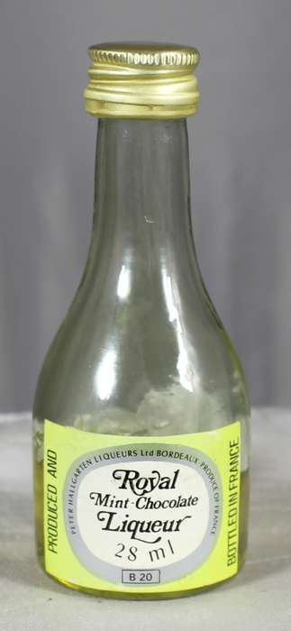 Mini liquor bottle - Royal - Mint chocolate liqueur