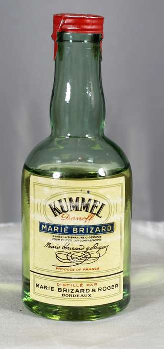 Mini liquor bottle - Marie Brizard - Kummel