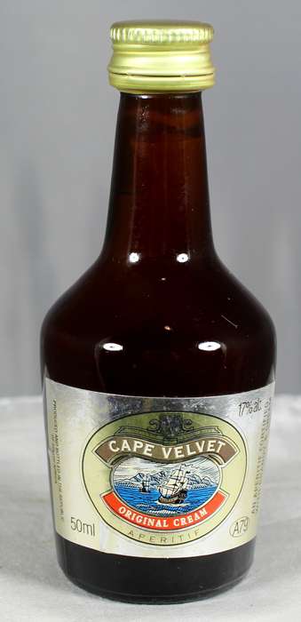 Mini liquor bottle - Cape Velvet cream