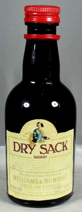 Mini liquor bottle - Dry Sack - Sherry