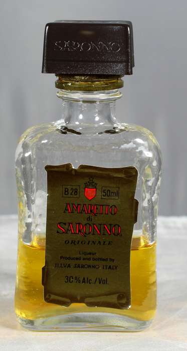 Mini liquor bottle - Amaretto - Saronno