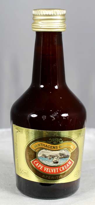 Mini liquor bottle - Cape Velvet cream