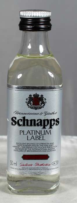 Mini liquor bottle - Brennermann - Schnapps