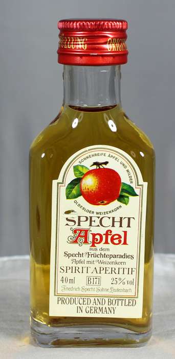 Mini liquor bottle - Specht Apfel