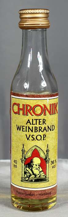 Mini liquor bottle - Chronik - Alter Weinbrand