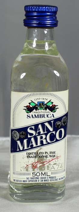 Mini liquor bottle - San Marco - Sambuca