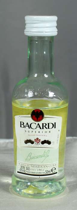 Mini liquor bottle - Bacardi