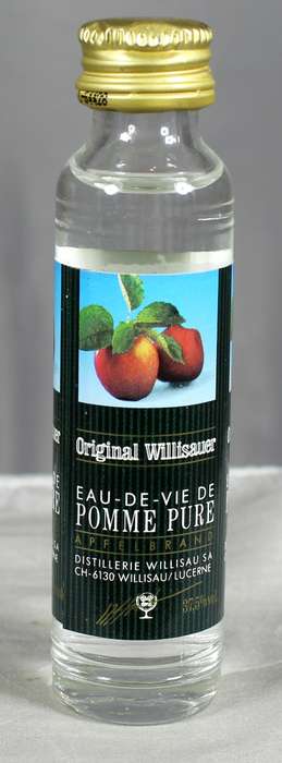 Mini liquor bottle - Willisauer - Pomme pure