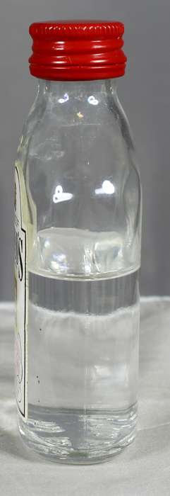 Mini liquor bottle - Todd's London dry gin