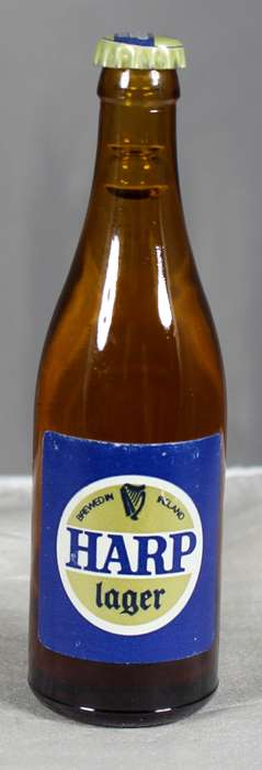 Mini liquor bottle - Harp Lager