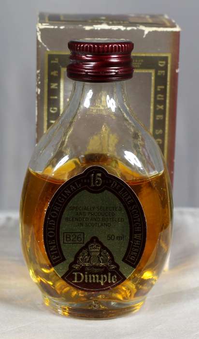 Mini liquor bottle - Dimple - Whisky