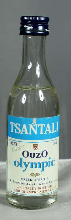 Mini liquor bottles - Tsantali - Ouzo olympic
