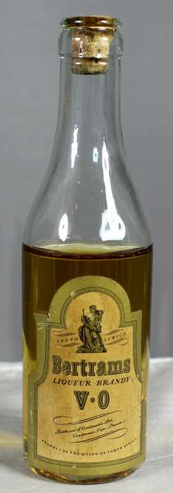 Mini liquor bottles - Bertrams V.O brandy