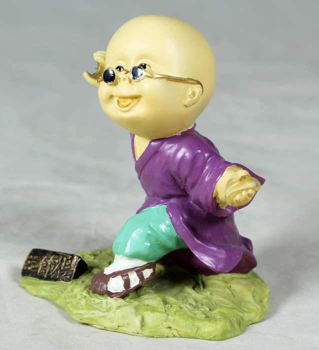 A baby Buddha - Monk laughing