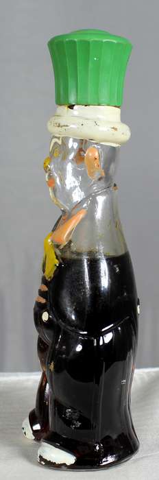 Mini liquor bottles - Glass clown with liquor