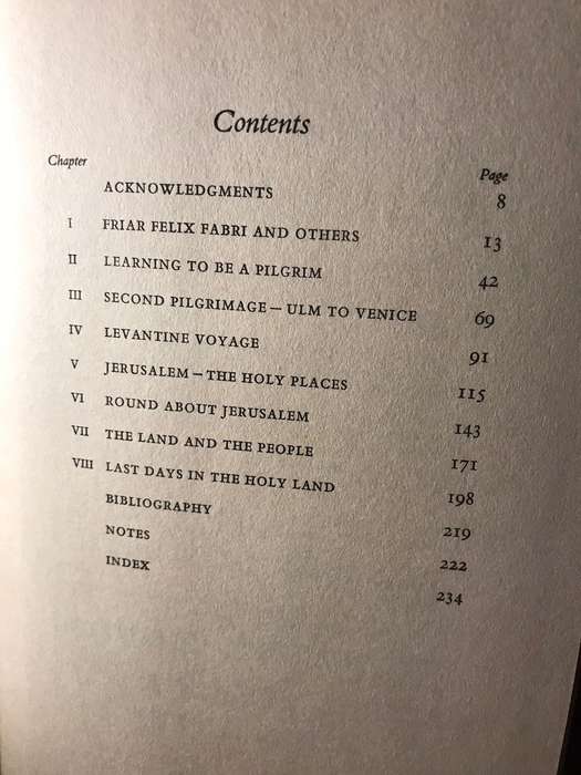 Jerusalem Journey: Pilgrimage to the Holy Land in the 15th Century - HFM Prescott (1954 1st Edition|