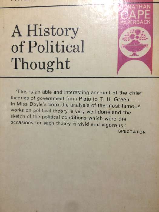 A History of Political Thought - Phyllis Doyle (1966)