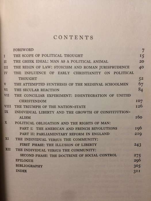 A History of Political Thought - Phyllis Doyle (1966)