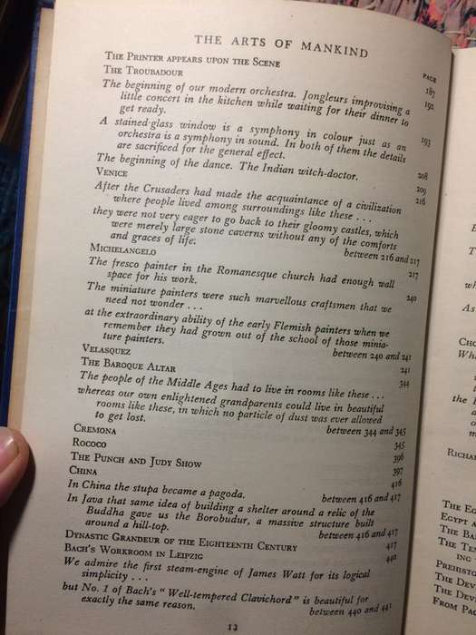 The Arts of Mankind - Hendrik Willem Van Loon (1947 Hardcover)