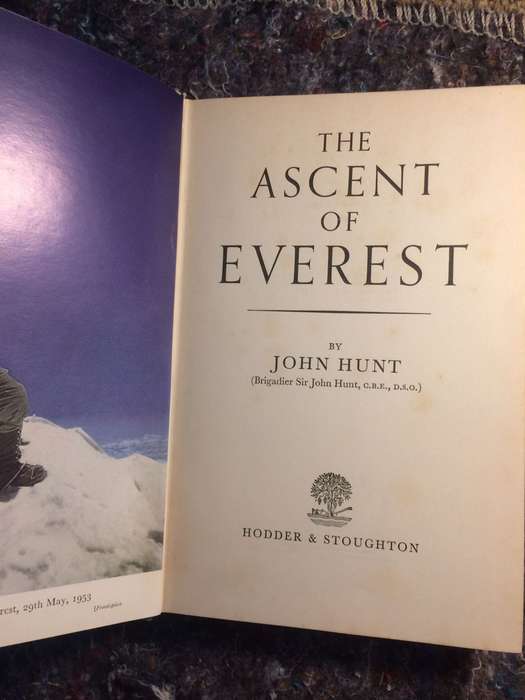 The Ascent of Everest - John Hunt (1954 Hardcover)