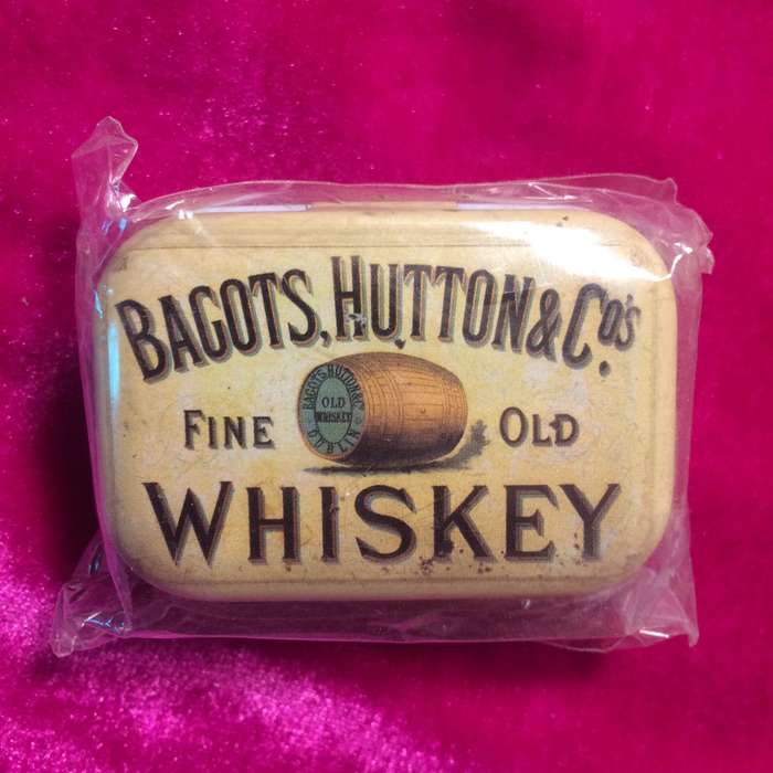 Retro Tin - Bagots, Hutton & Co's - Fine Old Whiskey