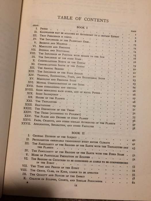 Ptolemy`s Tetrabiblos or Quadripartite Being Four Books of the Influence of the Stars - J.M. Ashmand