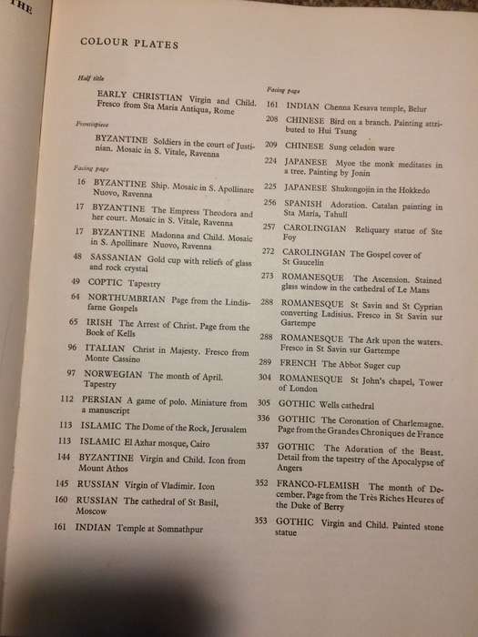 Larousse Encyclopedia of Byzantine and Medieval Art (1963 Large Format Hardcover)