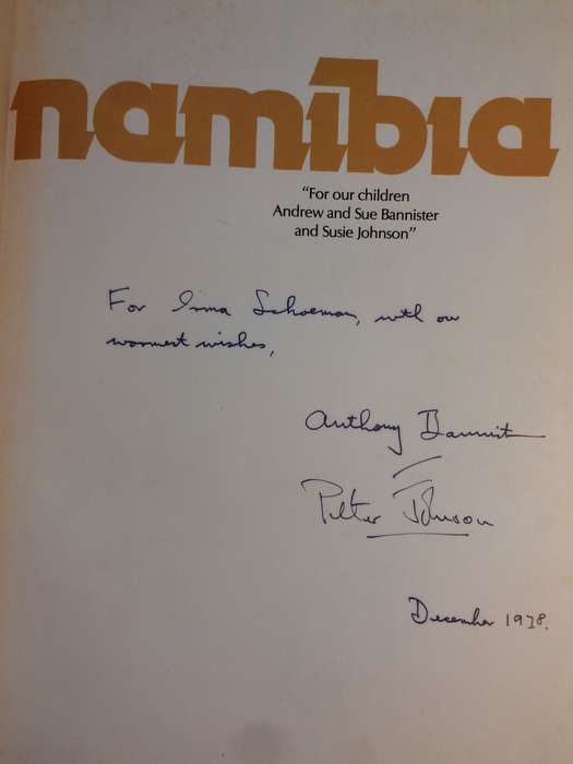 Namibia - Anthony Bannister & Peter Johnson | 1978 1st Edition | SIGNED by AUTHORS
