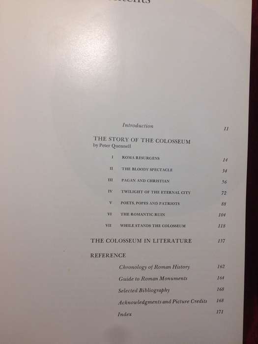 The Colosseum - Peter Quennell (1971 1st Edition Hardcover) EX