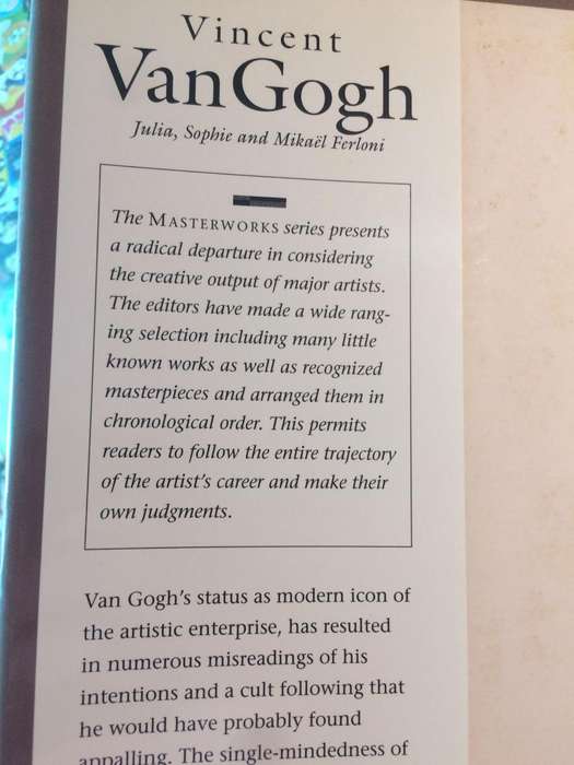 Vincent Van Gogh: Masterworks - Julia, Sophie & Mikael Ferloni (1994 1st Edition Hardcover)