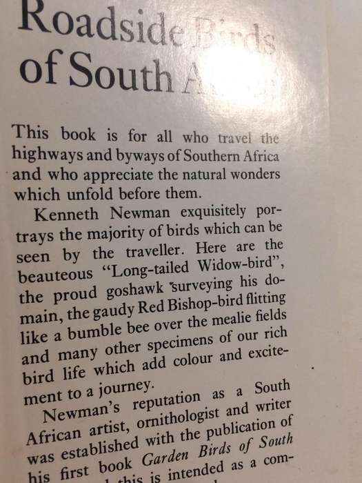 Roadside Birds of South Africa - Kenneth Newman (1969 1st Edition)