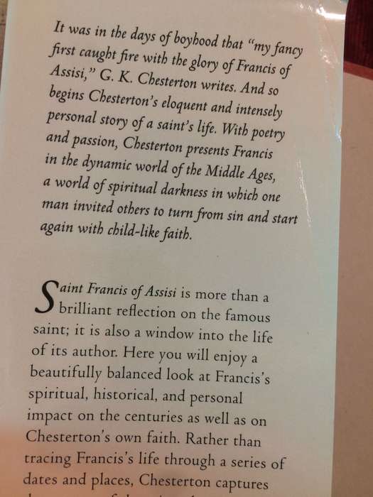 Saint Francis of Assisi (Hendrickson Classic Biographies) - GK Chesterton (Hardcover)