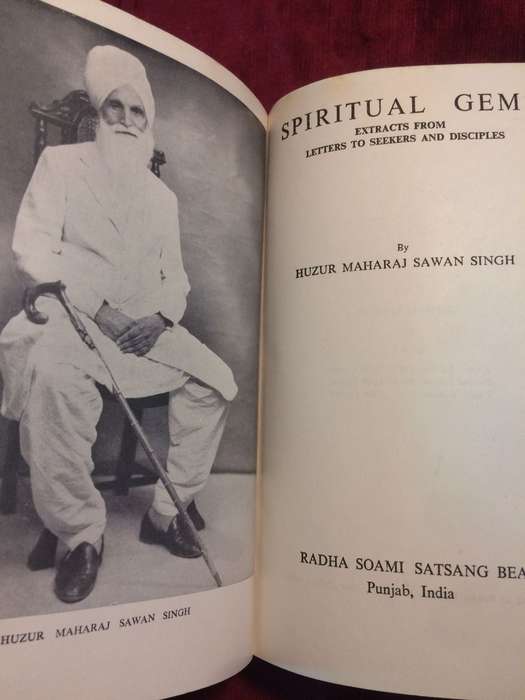 Spiritual Gems - Huzur Maharaj Sawan Singh (1976 Hardcover EX)