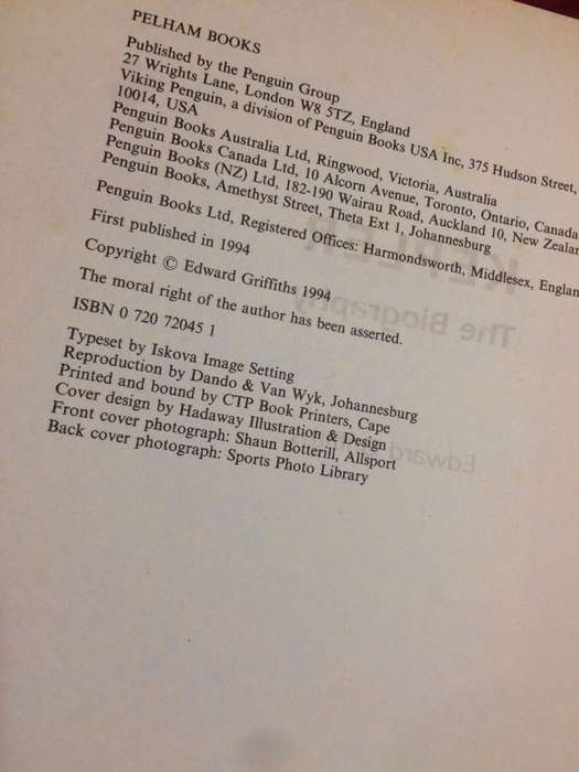 Kepler: The Biography - Edward Griffiths (1994 1st Edition Hardcover)