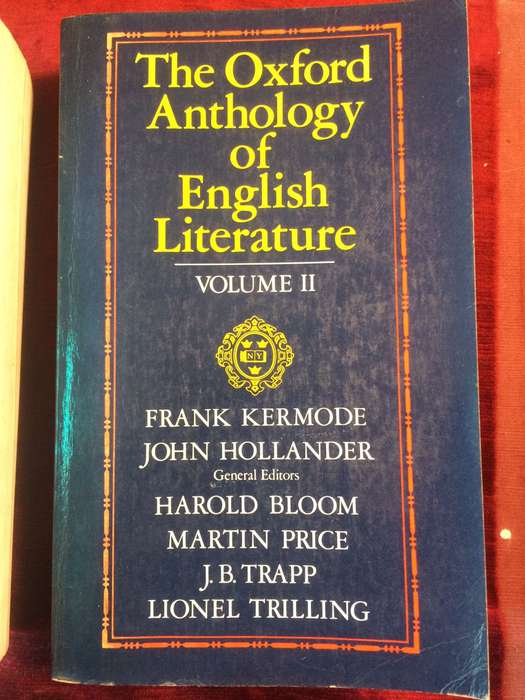 The Oxford Anthology of English Literature: Two Volume Set