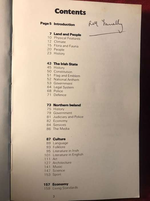 Facts About Ireland (Published by The Department of Foreign Affairs, Dublin)